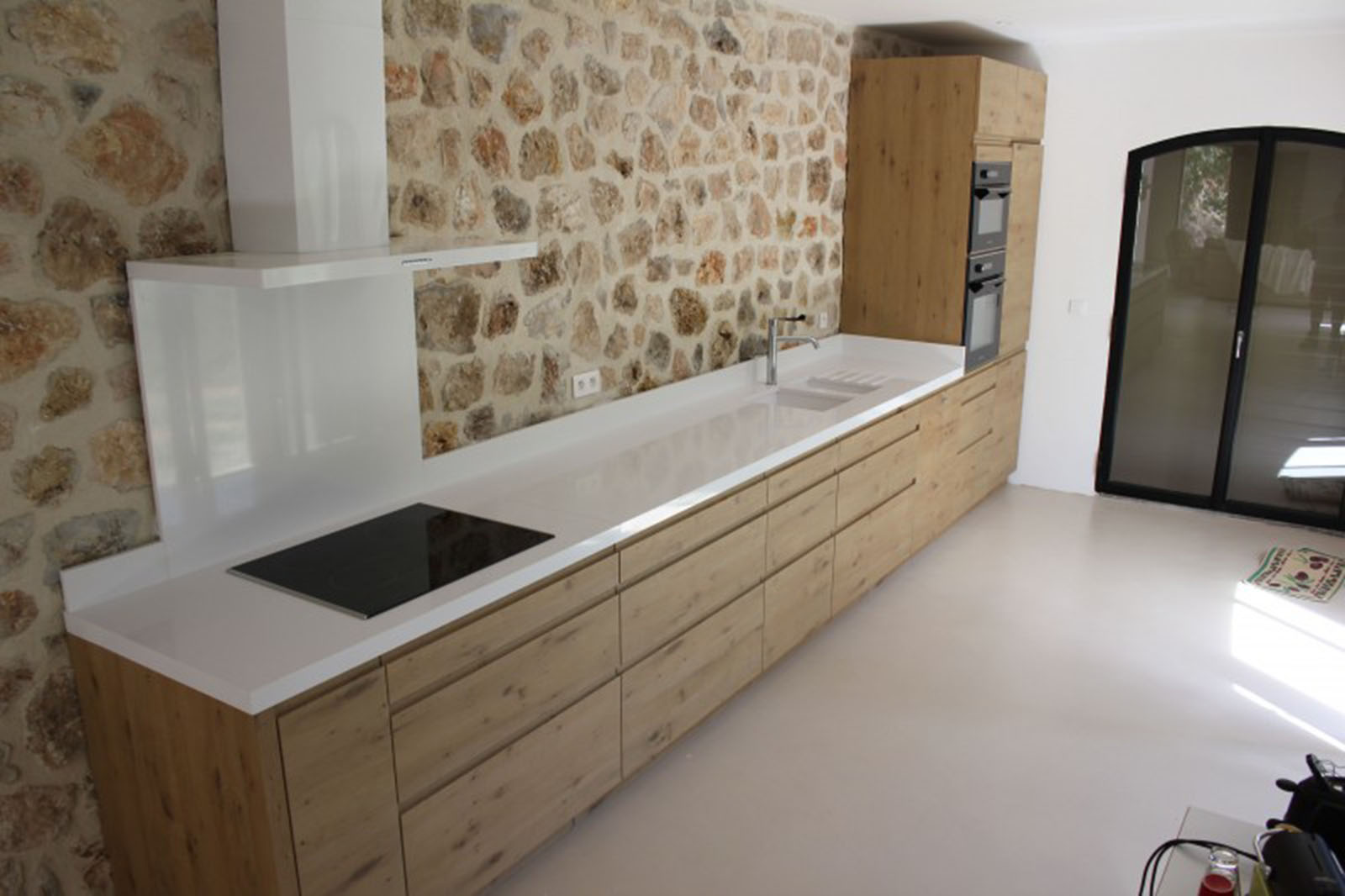 Cuisine gris perle: realisation esprit loft style scandinave ...