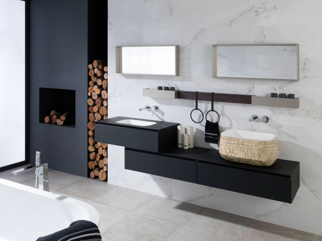 Bois ou carrelage pour le sol de la salle de bain ? viving
