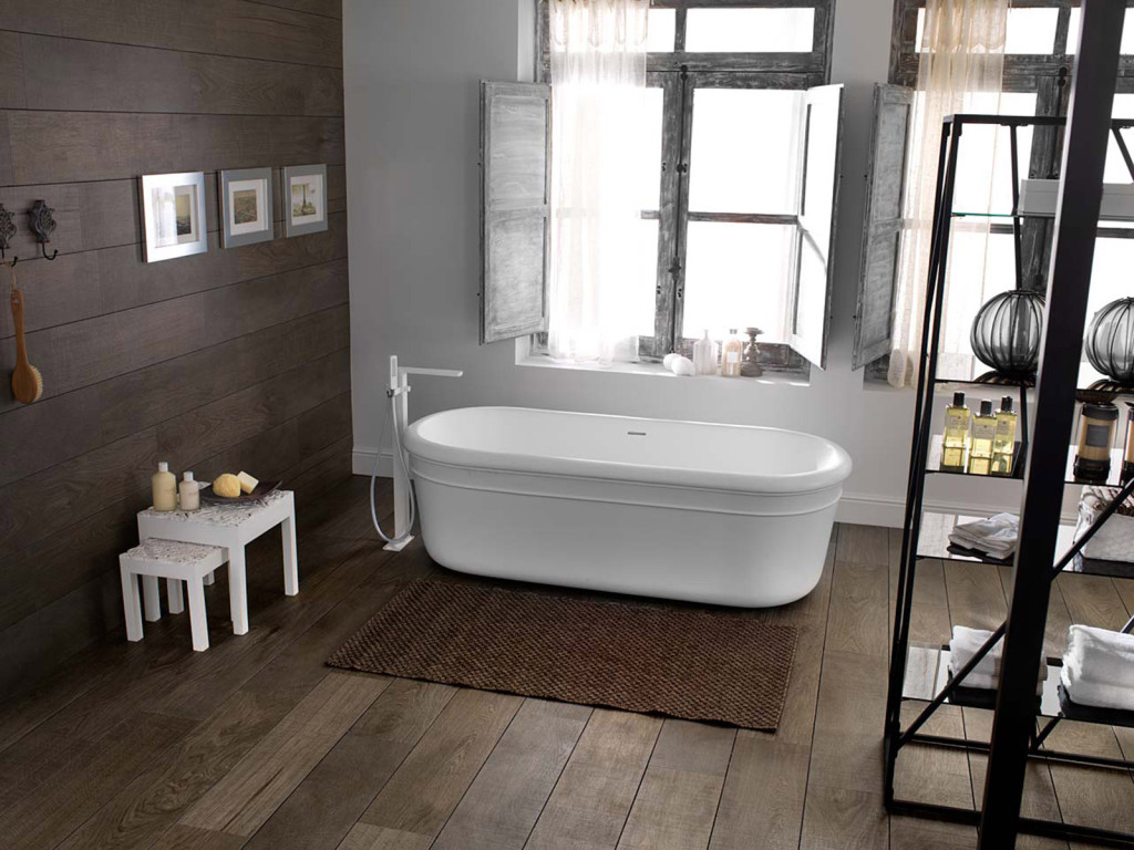 Bois ou carrelage pour le sol de la salle de bain ? viving