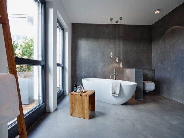 beton cire salle de bain